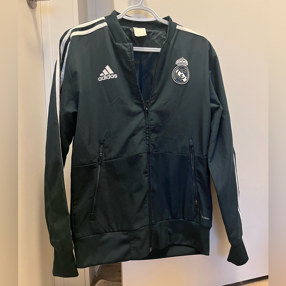 Adidas Dark Green Real Madrid Track Jacket